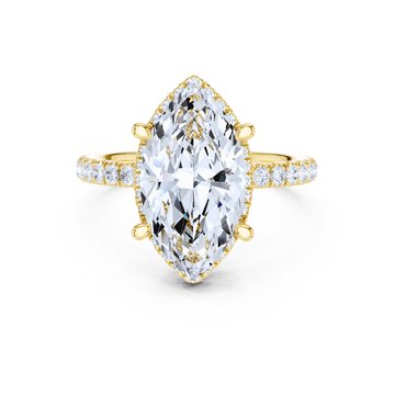 Celeste Marquise Halo Ring