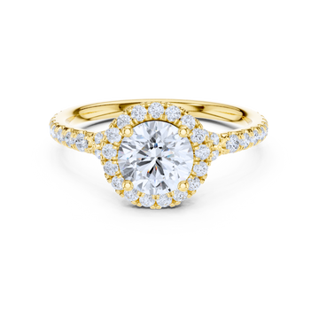 Cathedral Pave Diamond Ring