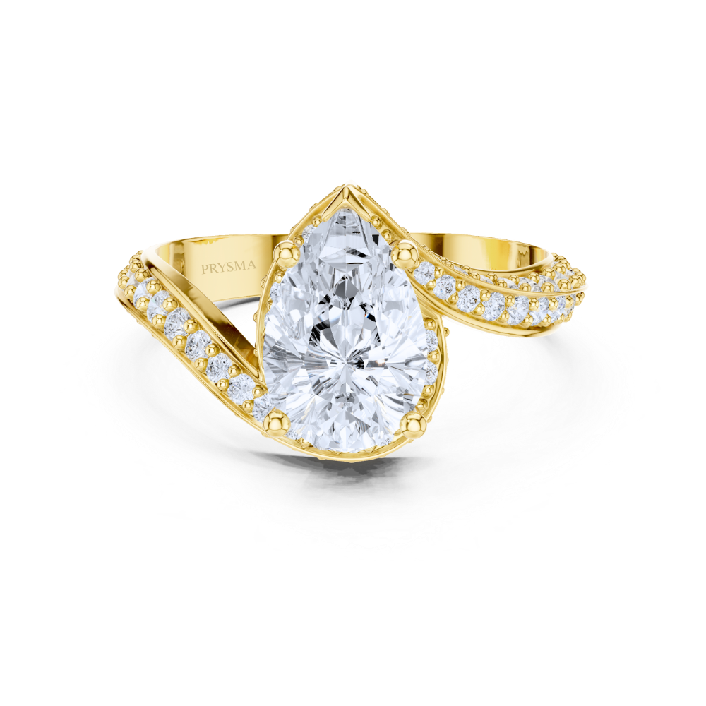 Celestial Teardrop Ring