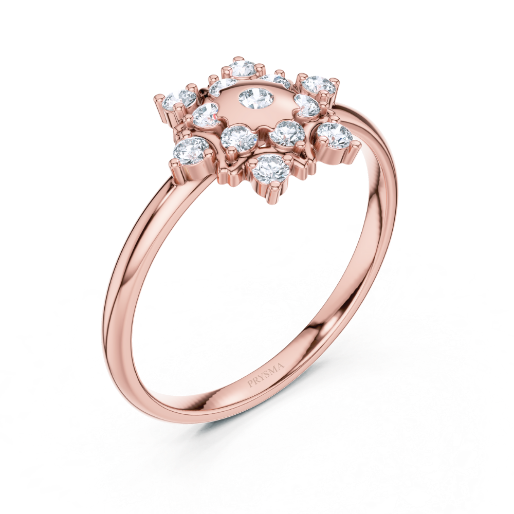 Celestara Diamond Bloom Ring