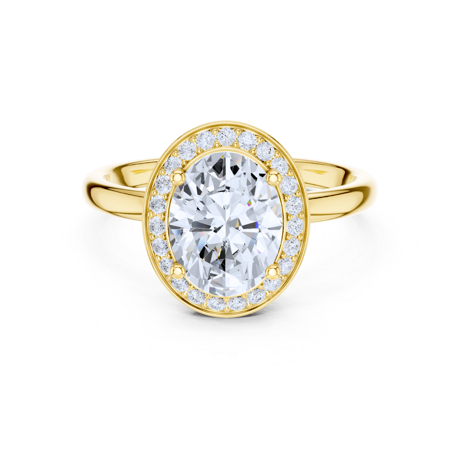 Evelyn Oval Shine Ring