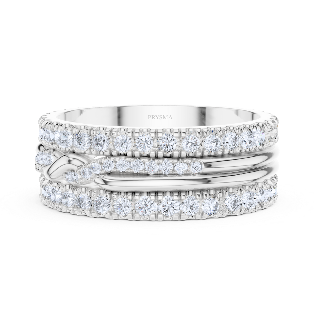 Twist Harmony Diamond Ring