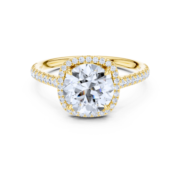 Halo Pave Diamond Ring
