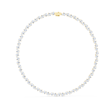 Eternal Pear Diamond Tennis Necklace