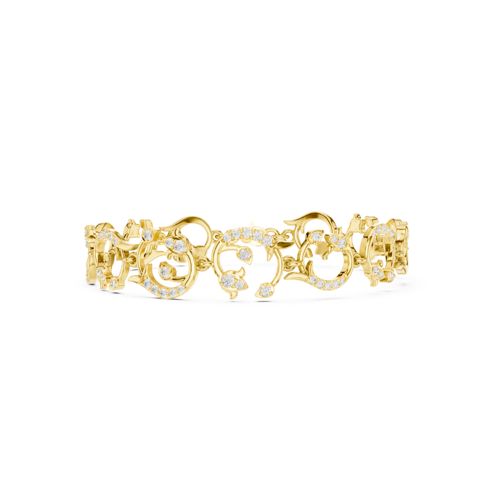 Floranza Diamond Filigree Bracelet