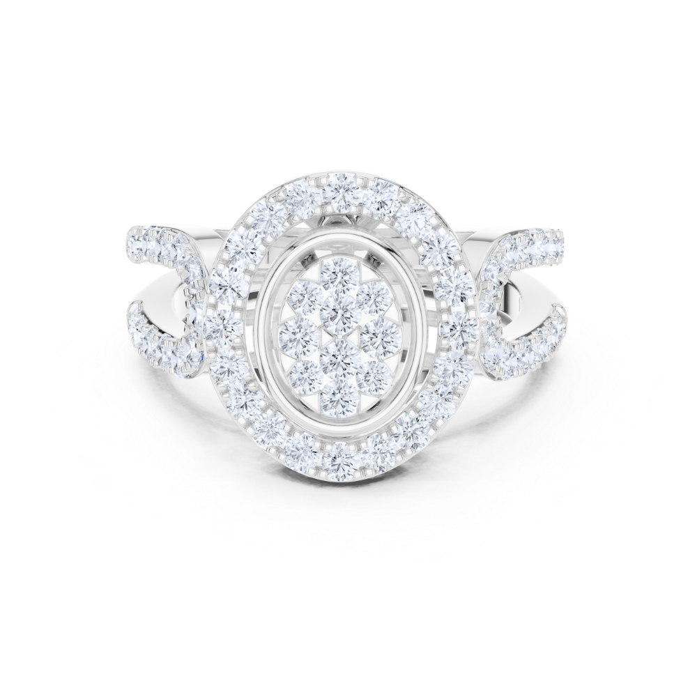 Eternal Bloom Halo Diamond Ring