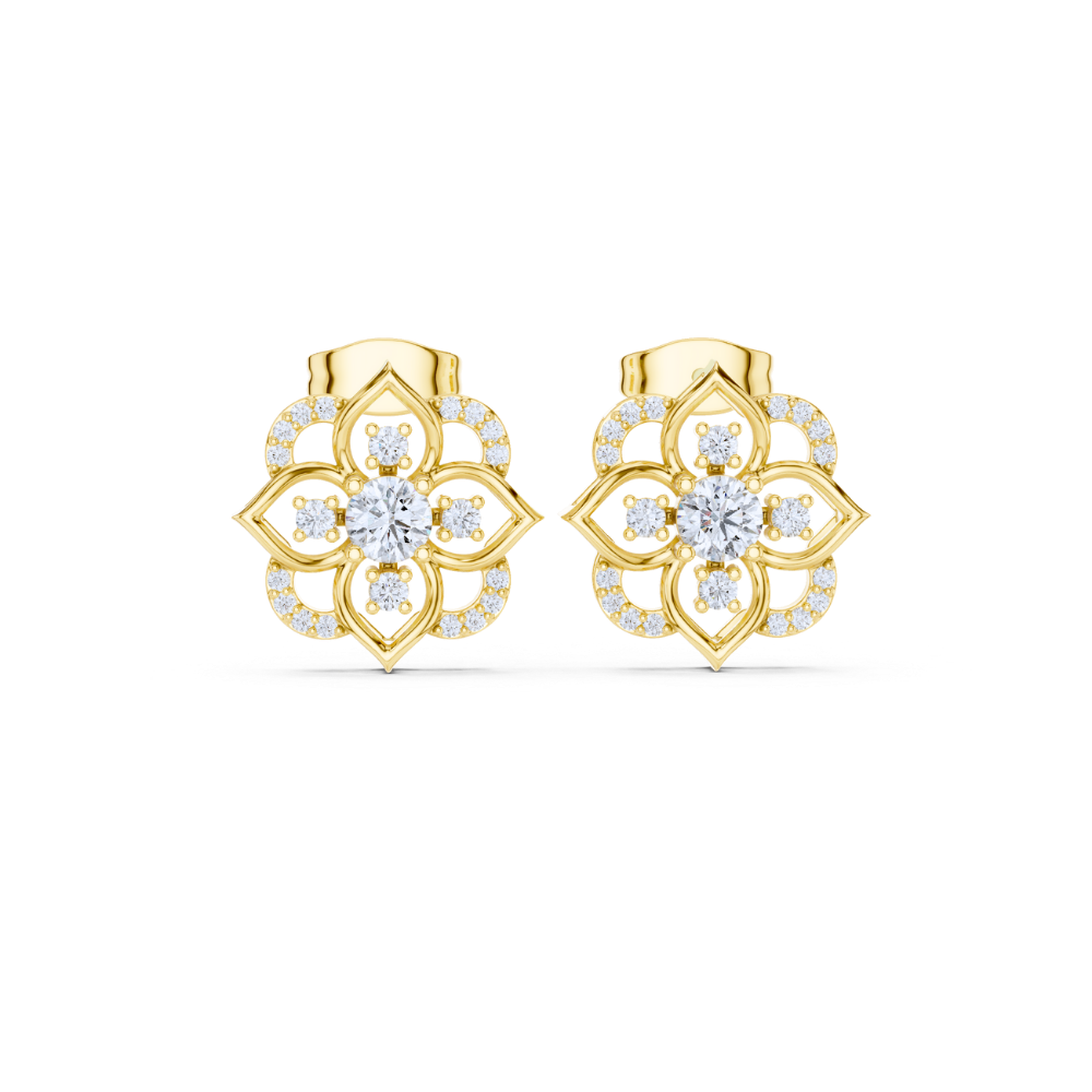 Petal Bloom  Stud Earrings