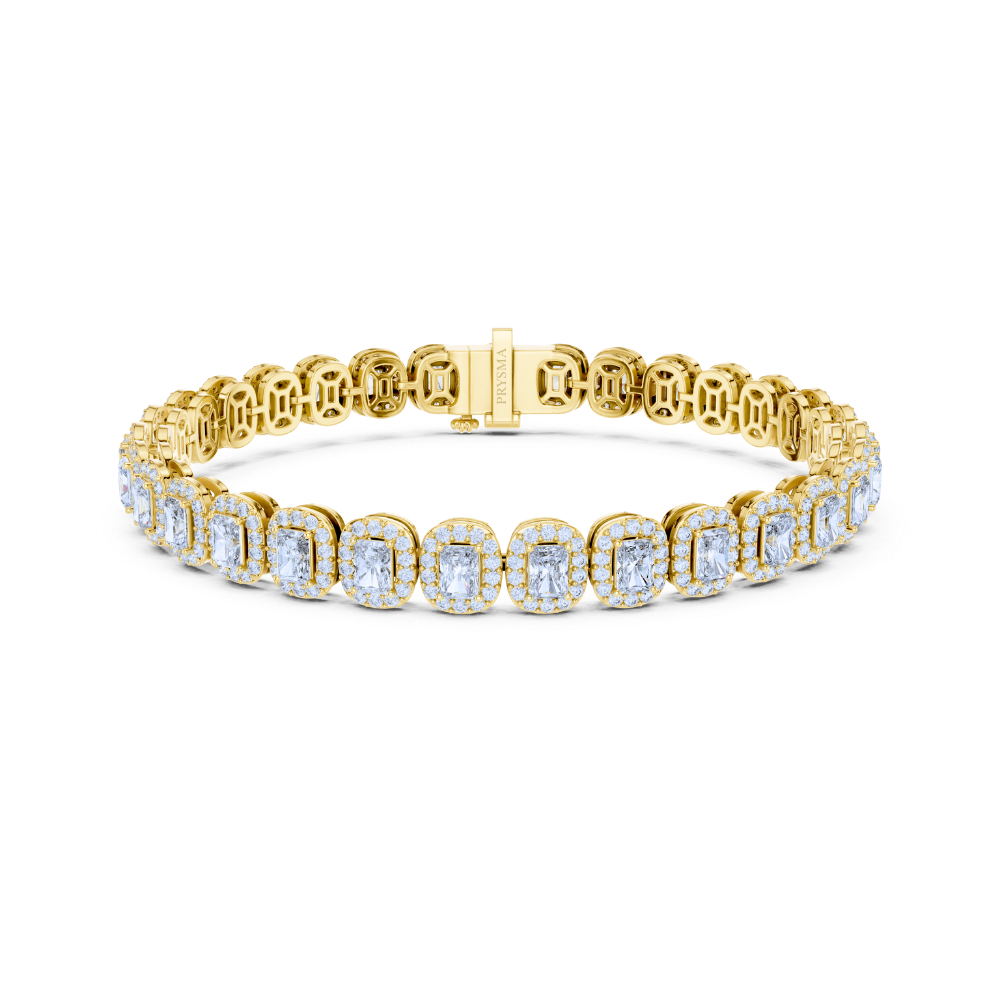 Luminous Halo Tennis Bracelet