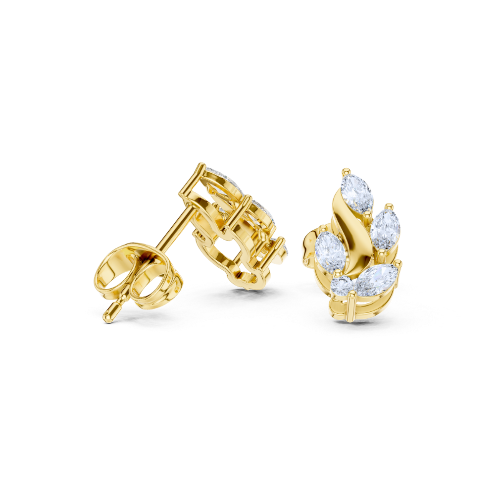 Marquise Cascade Diamond Earrings