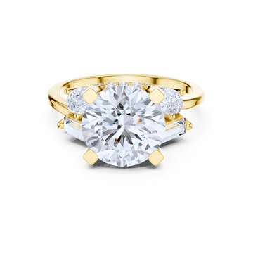 Radiance Grandeur Three-Stone Ring