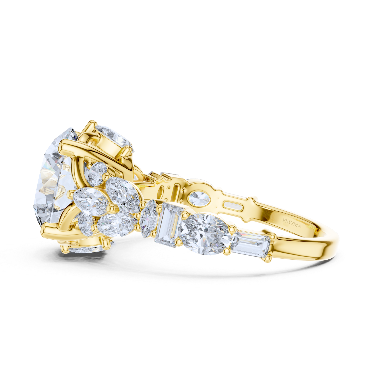 Grandeur Oval-Cut Multi-Stone Diamond Ring
