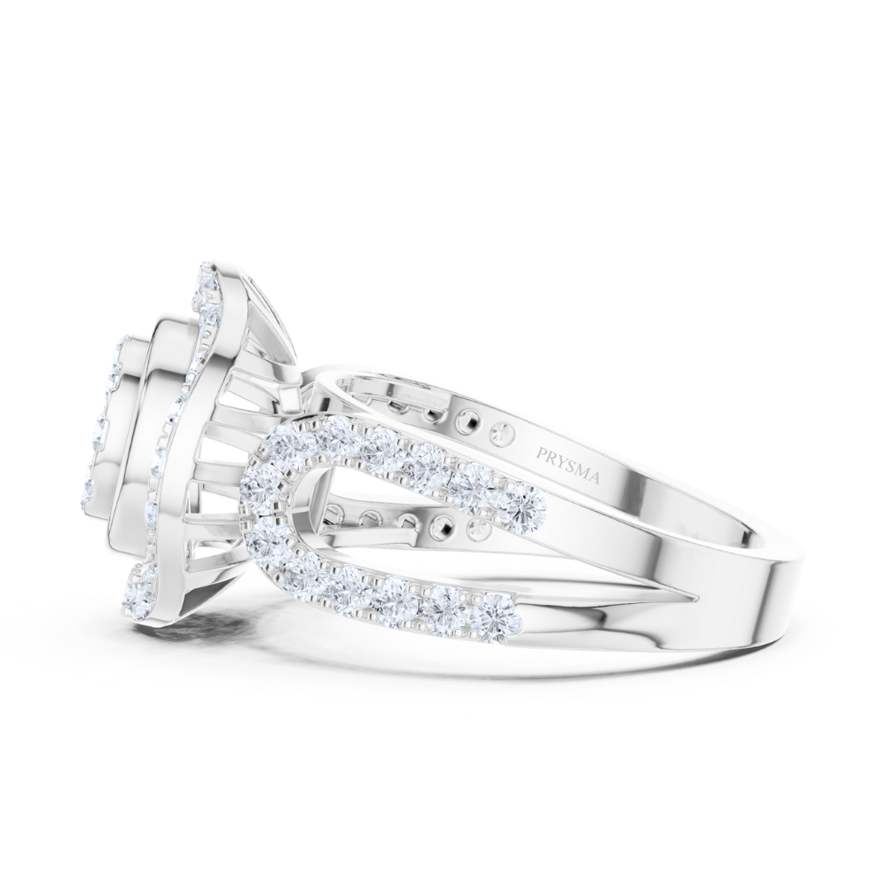 Eternal Bloom Halo Diamond Ring