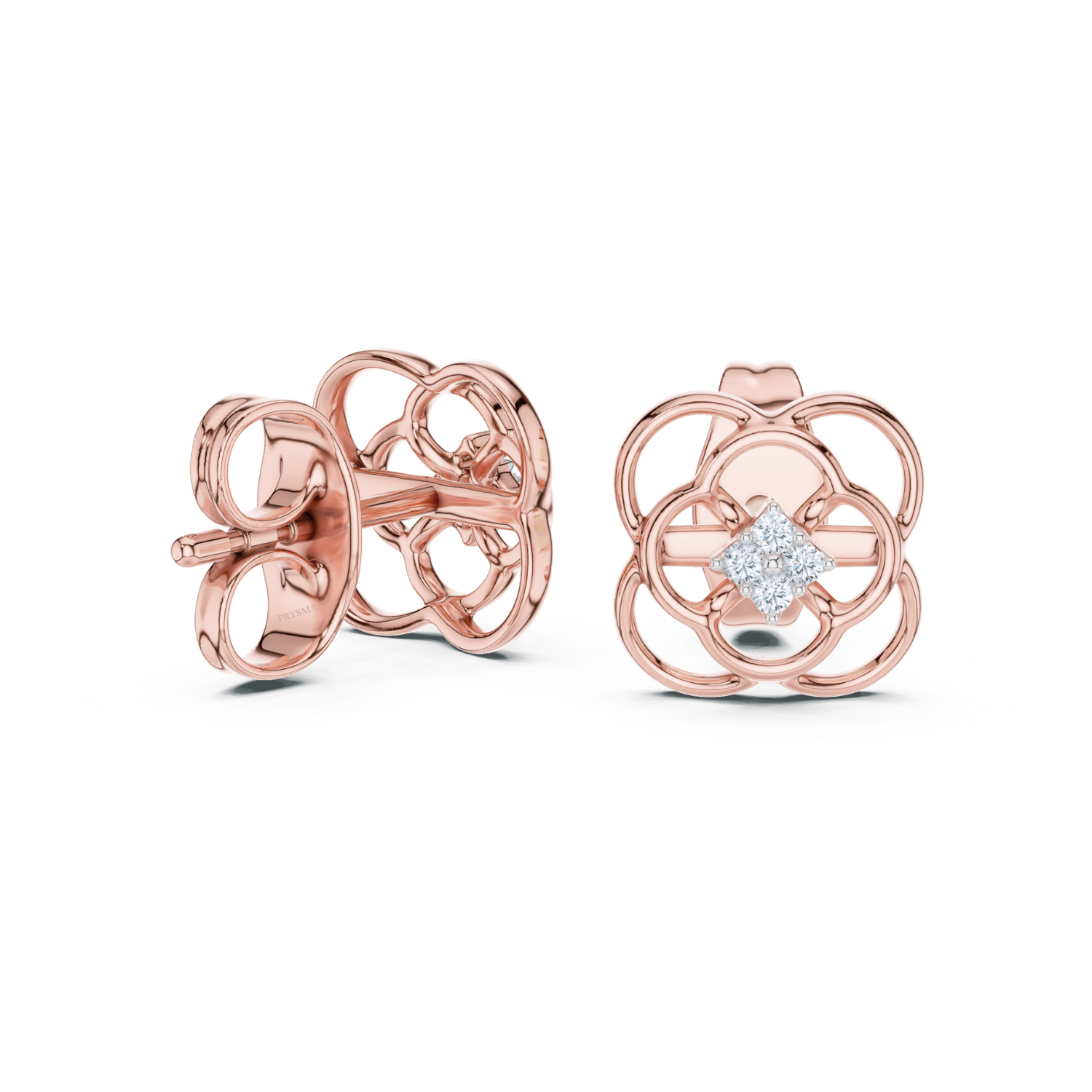 Ethereal Diamonds Stud Earrings