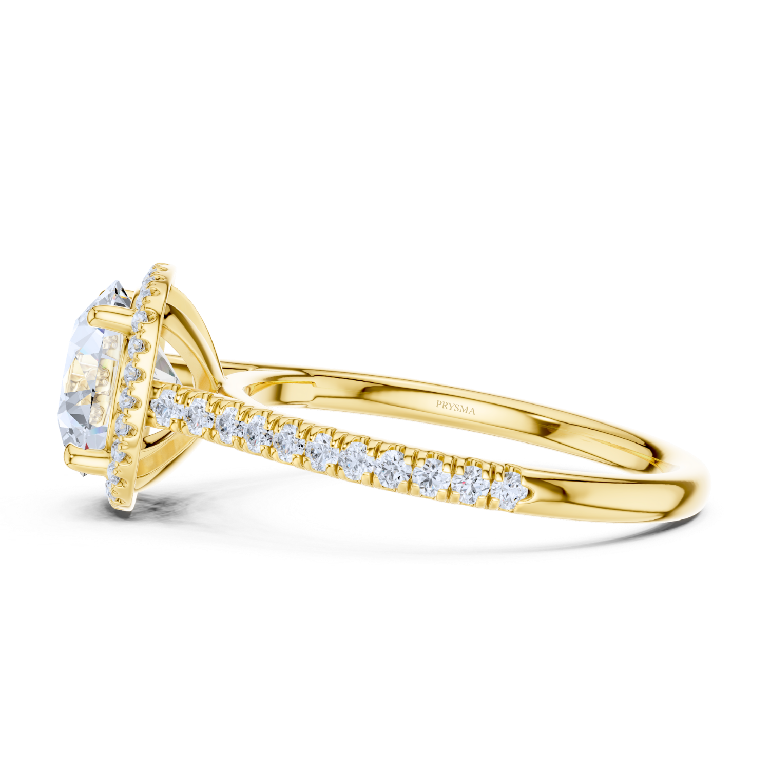 Halo Pave Diamond Ring
