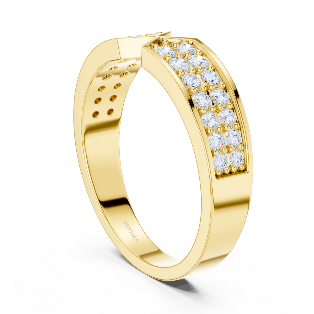 Radiance V-Curve Diamond Ring