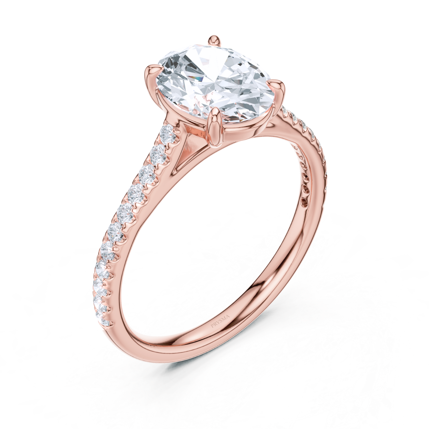 Oval-Cut Solitaire Diamond Ring