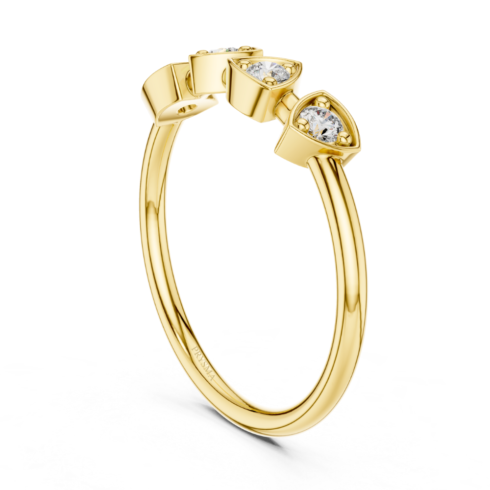 Trinity Gleam Diamond Ring