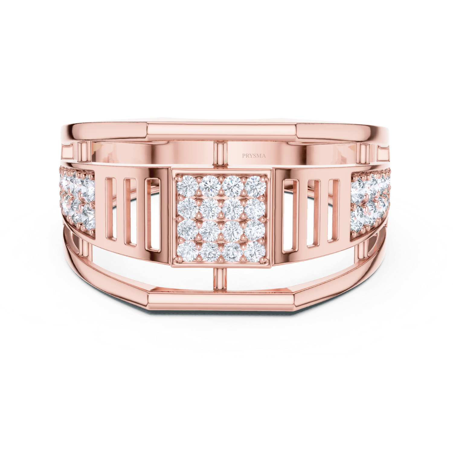Geometric Diamond Band