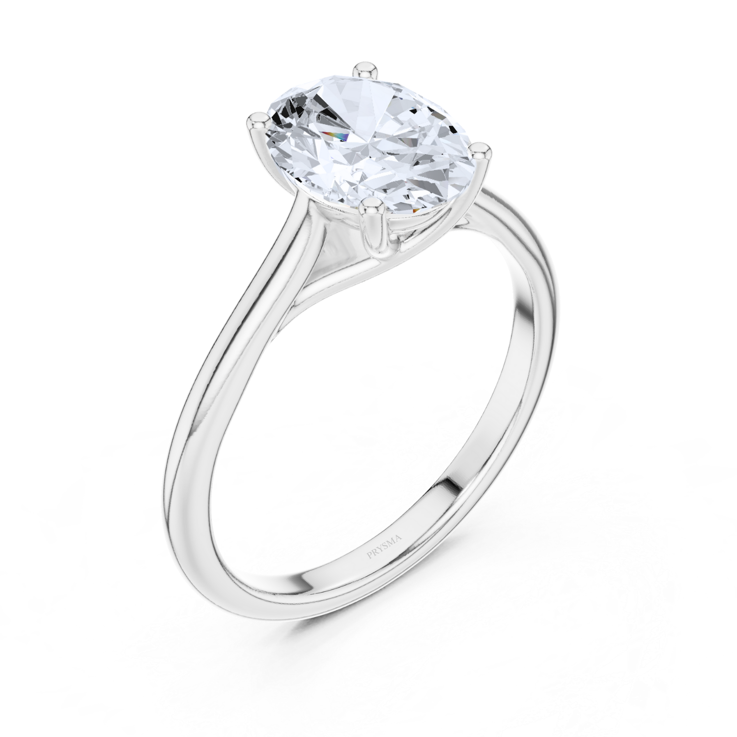 Timeless Elegance Oval Solitaire Ring