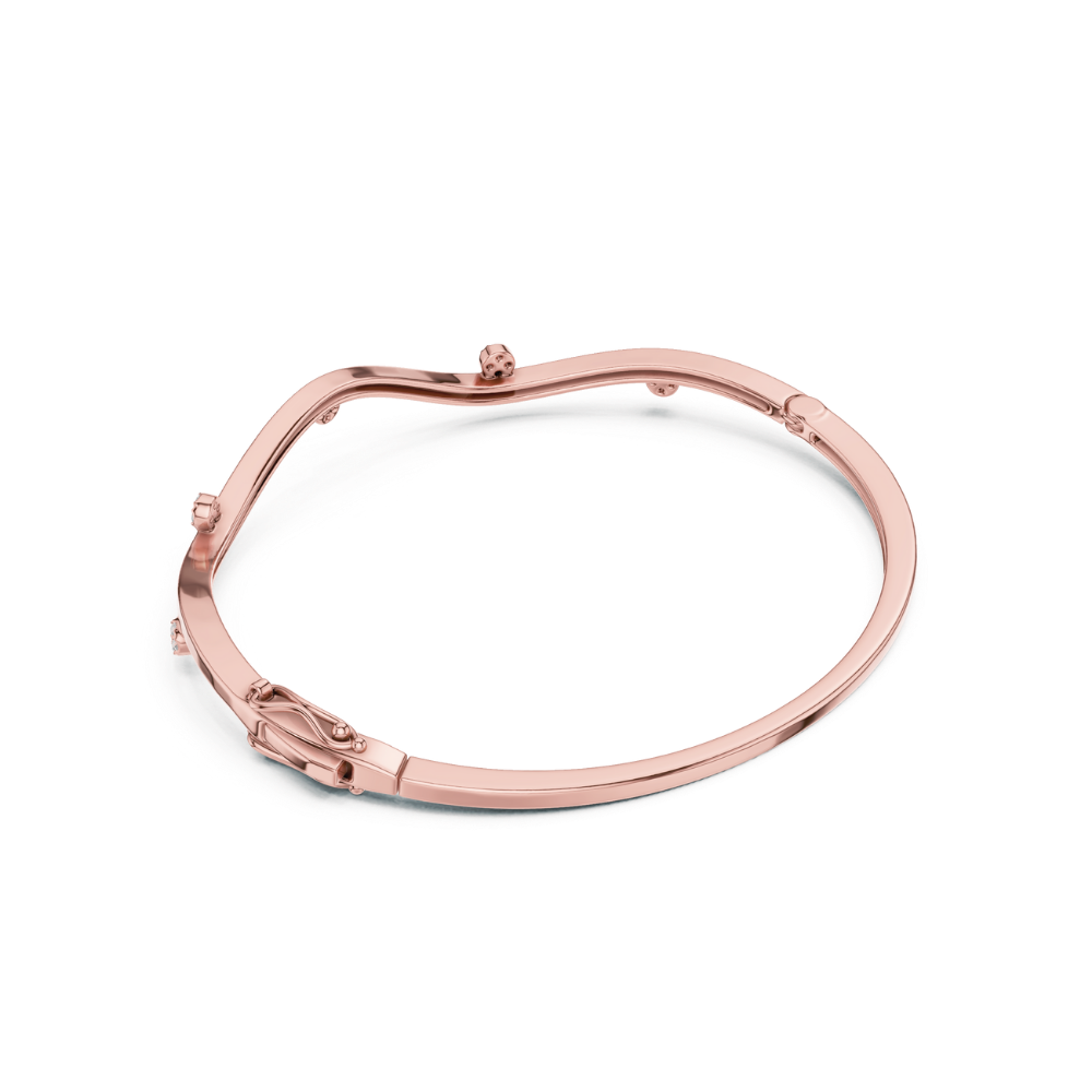 Ondessa Diamond Wave Bracelet