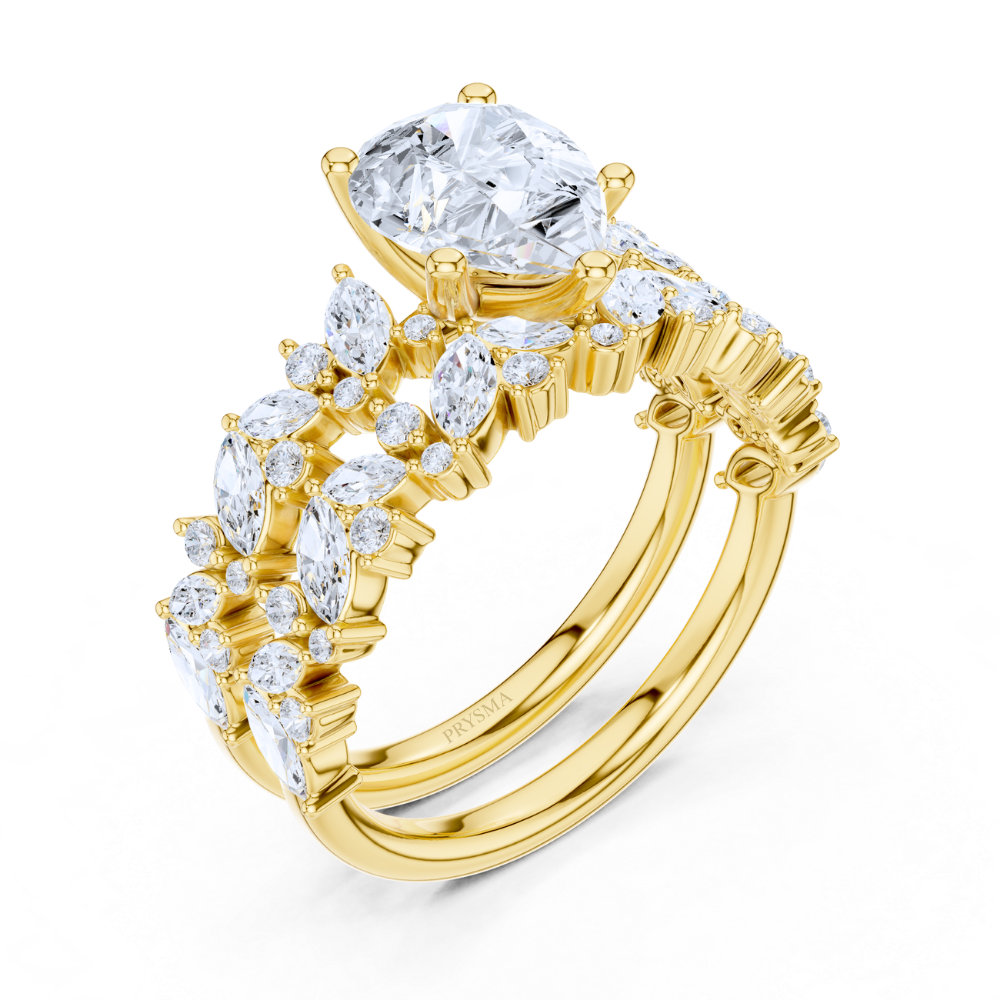 Eternal Grace Pear Diamond Ring
