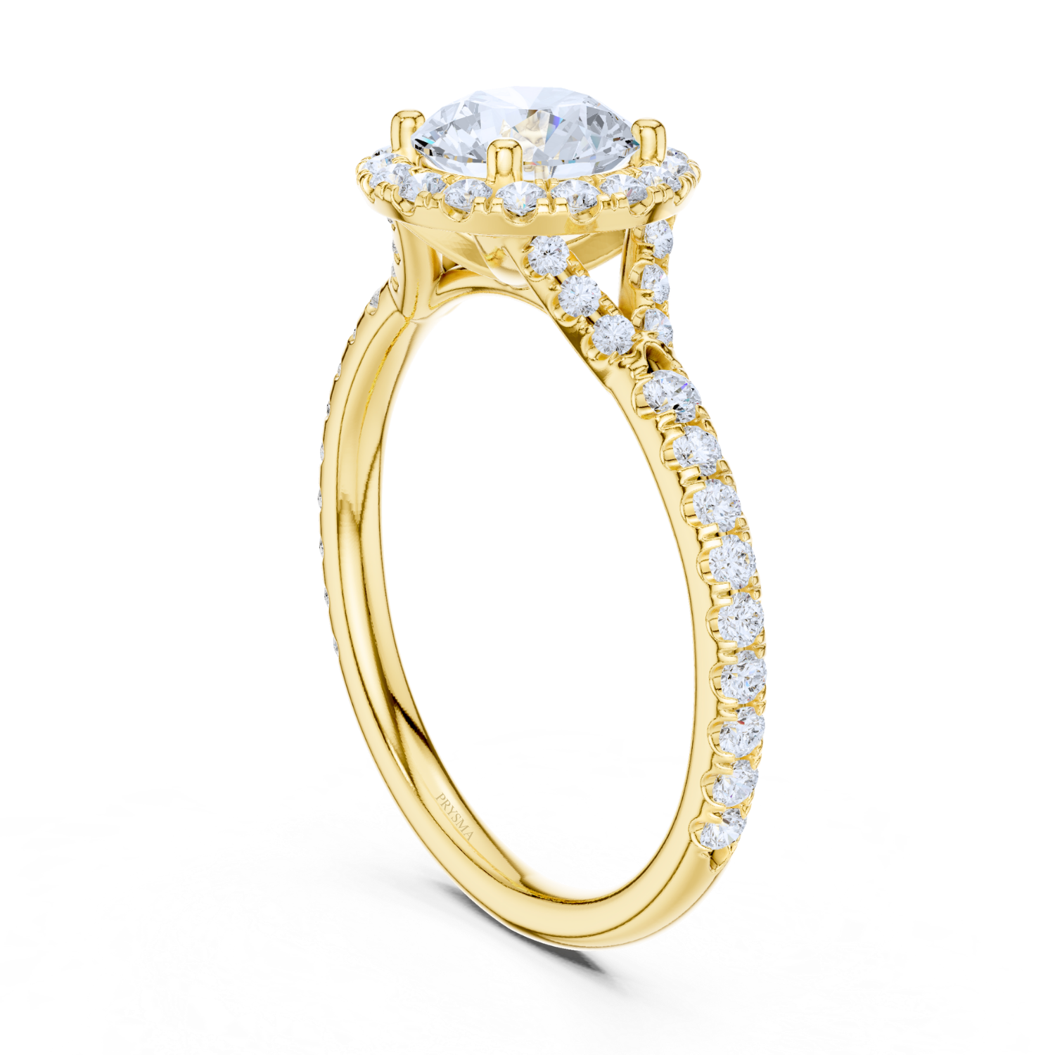 Cathedral Pave Diamond Ring