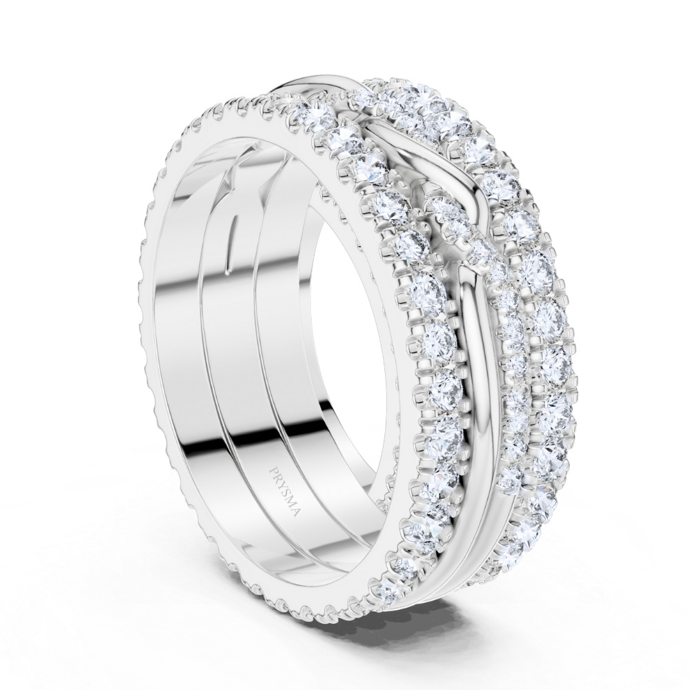 Twist Harmony Diamond Ring