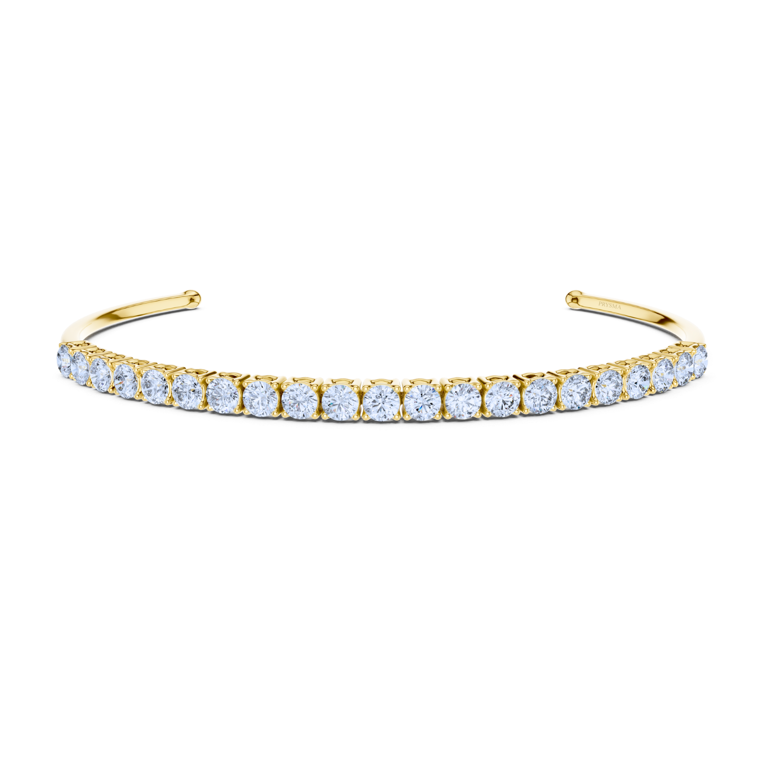 Elegant Diamond Open Cuff Bracelet