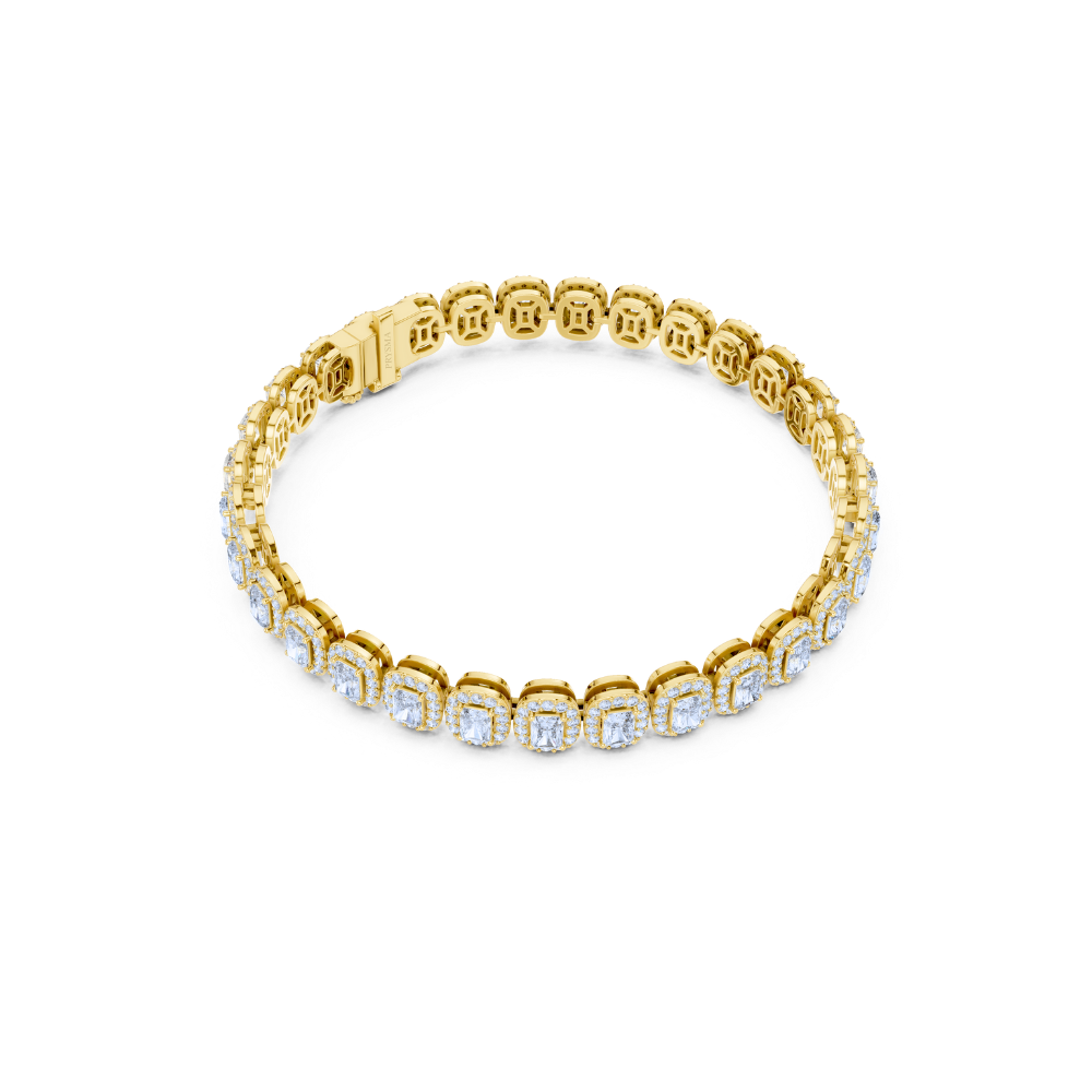 Luminous Halo Tennis Bracelet