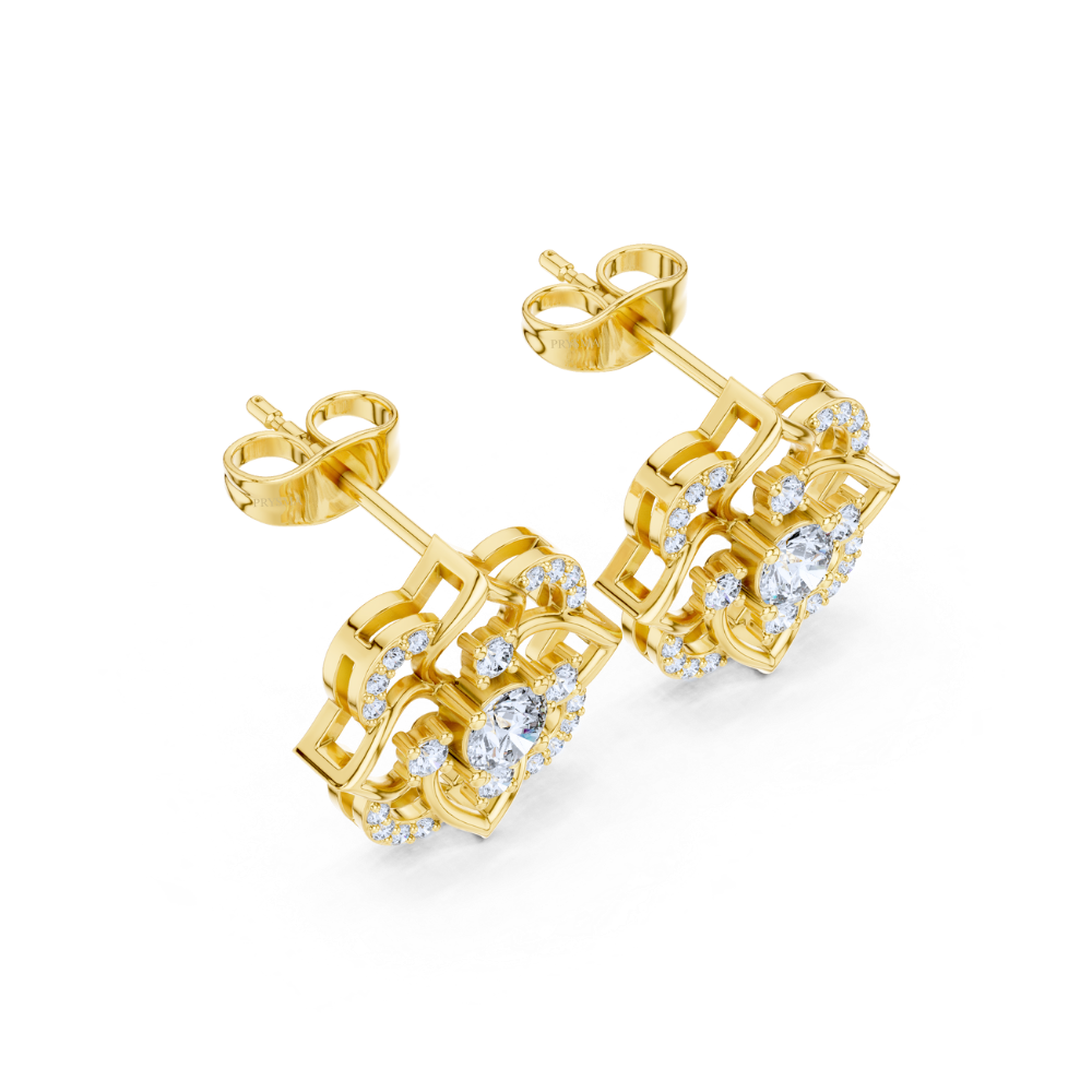 Petal Bloom  Stud Earrings