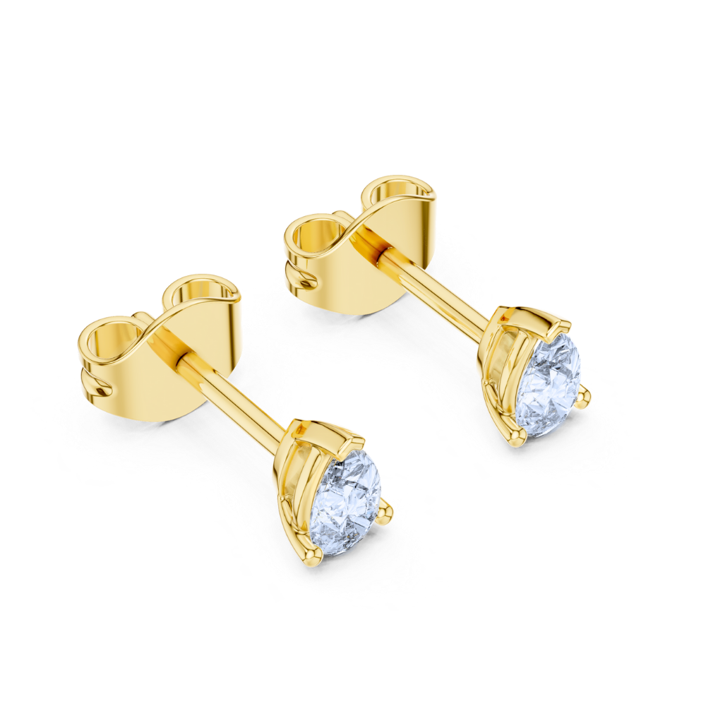 Sleek Teardrop-Inspired Stud Earrings