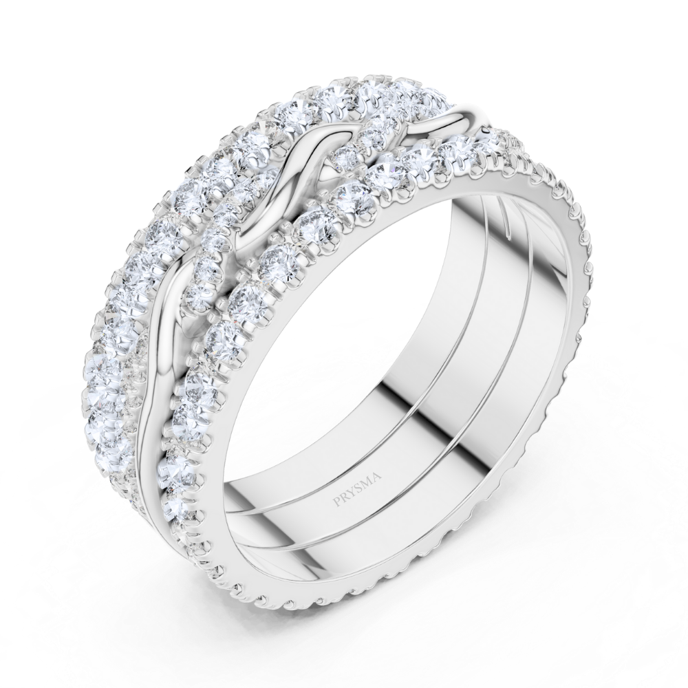 Twist Harmony Diamond Ring