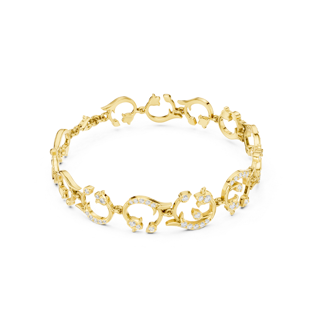 Floranza Diamond Filigree Bracelet