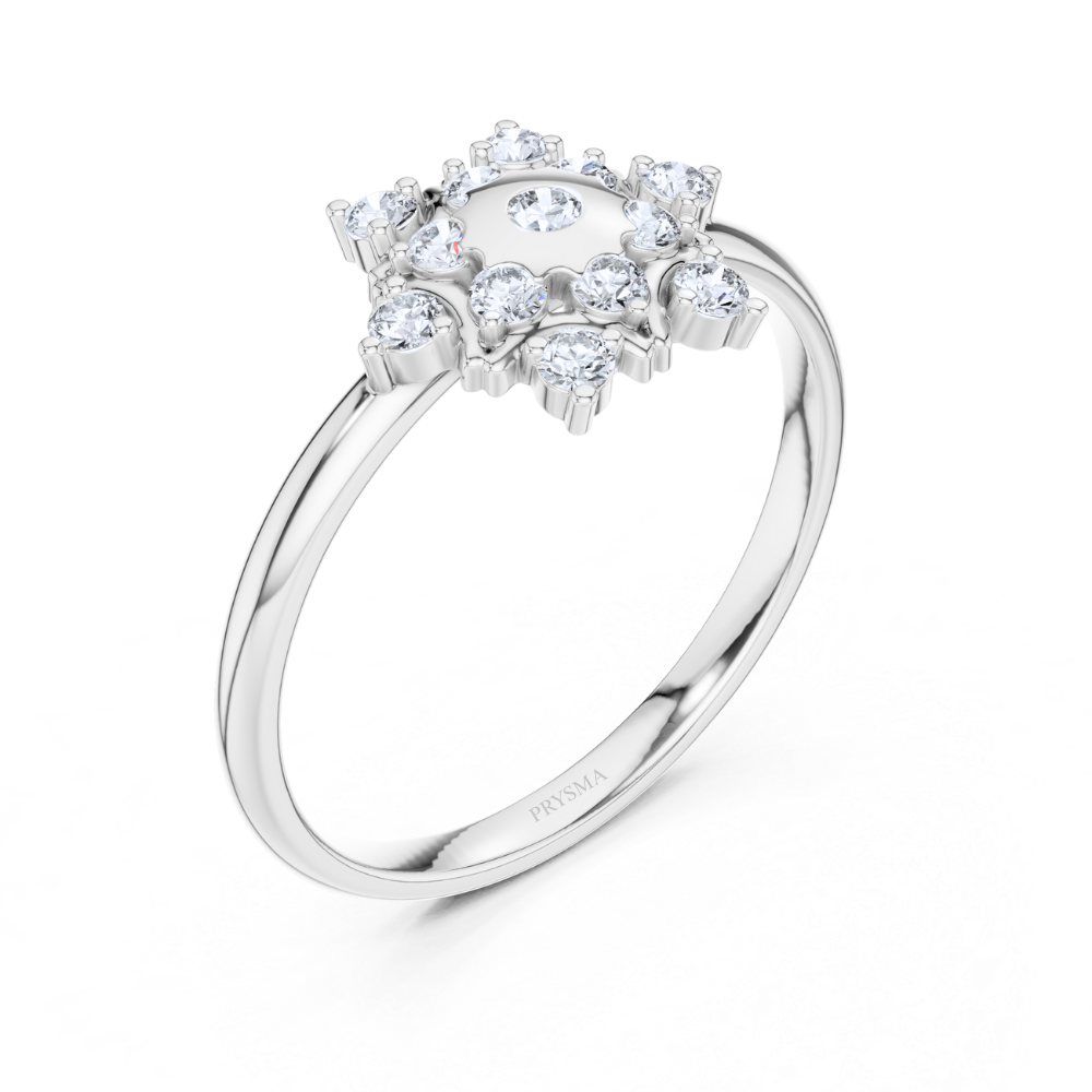 Celestara Diamond Bloom Ring
