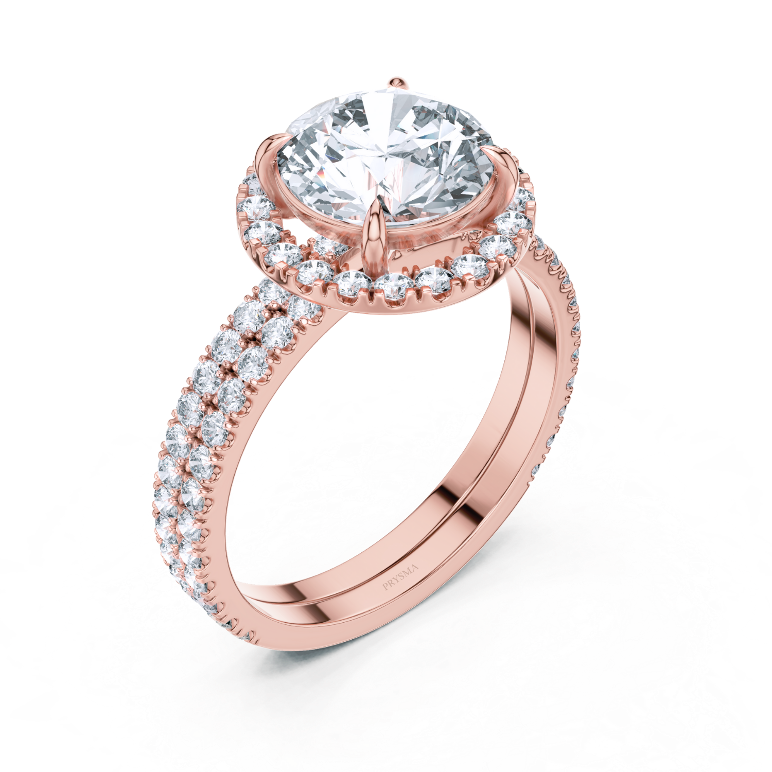 Regalia Halo Lab Diamond Ring