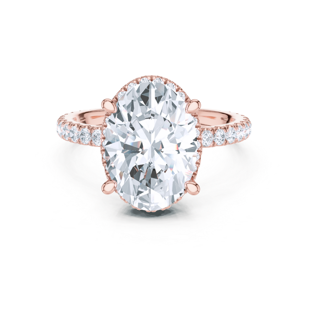 Radiant Oval Elegance Ring