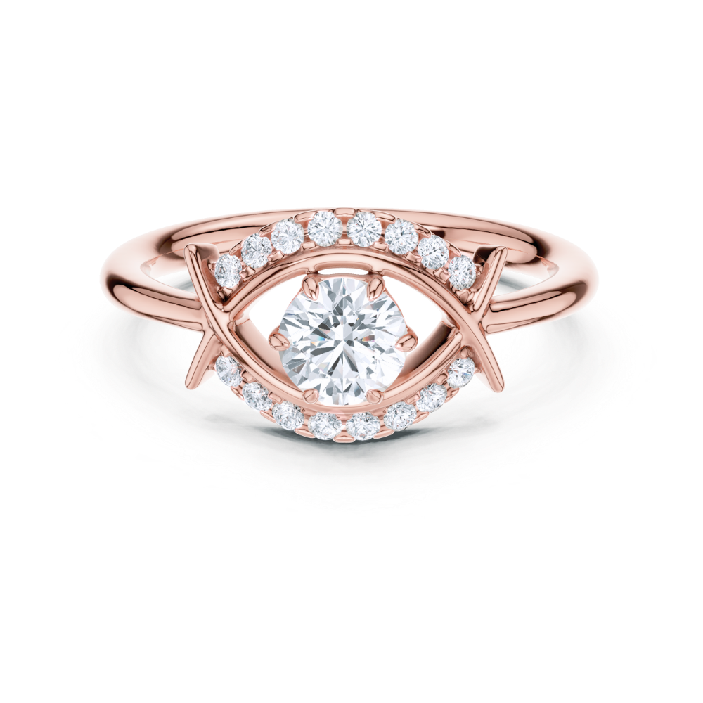 Celeste Eye Halo Ring