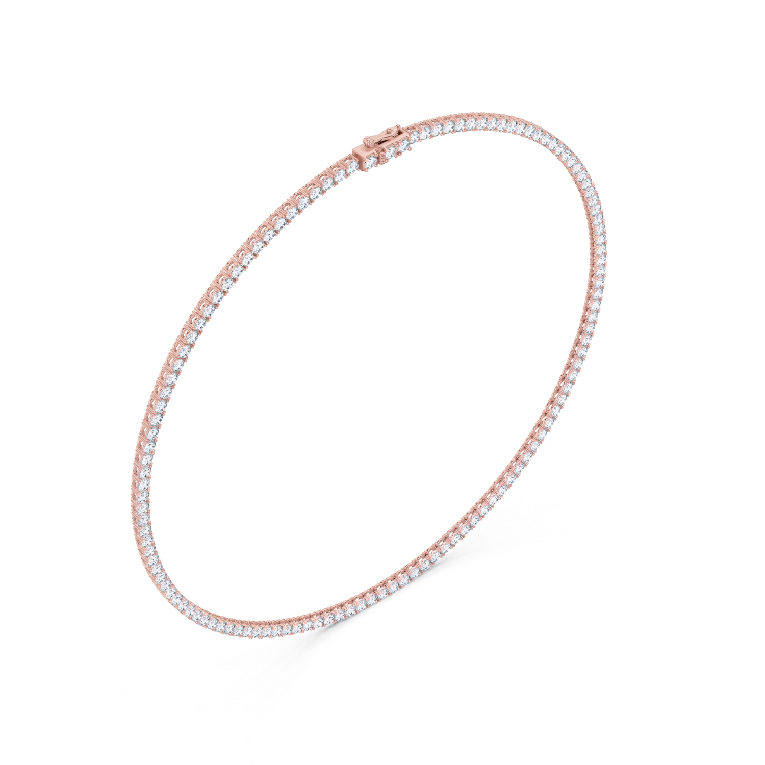 Classic Diamond Tennis Necklace