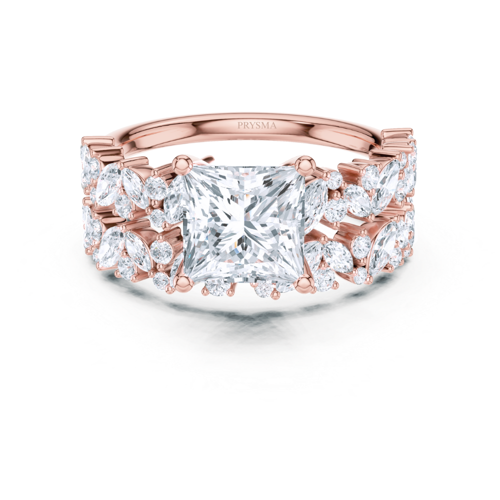 Majestic Radiance Princess Diamond Ring