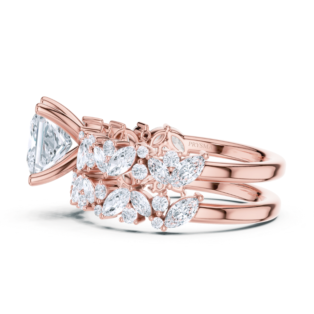 Majestic Radiance Princess Diamond Ring