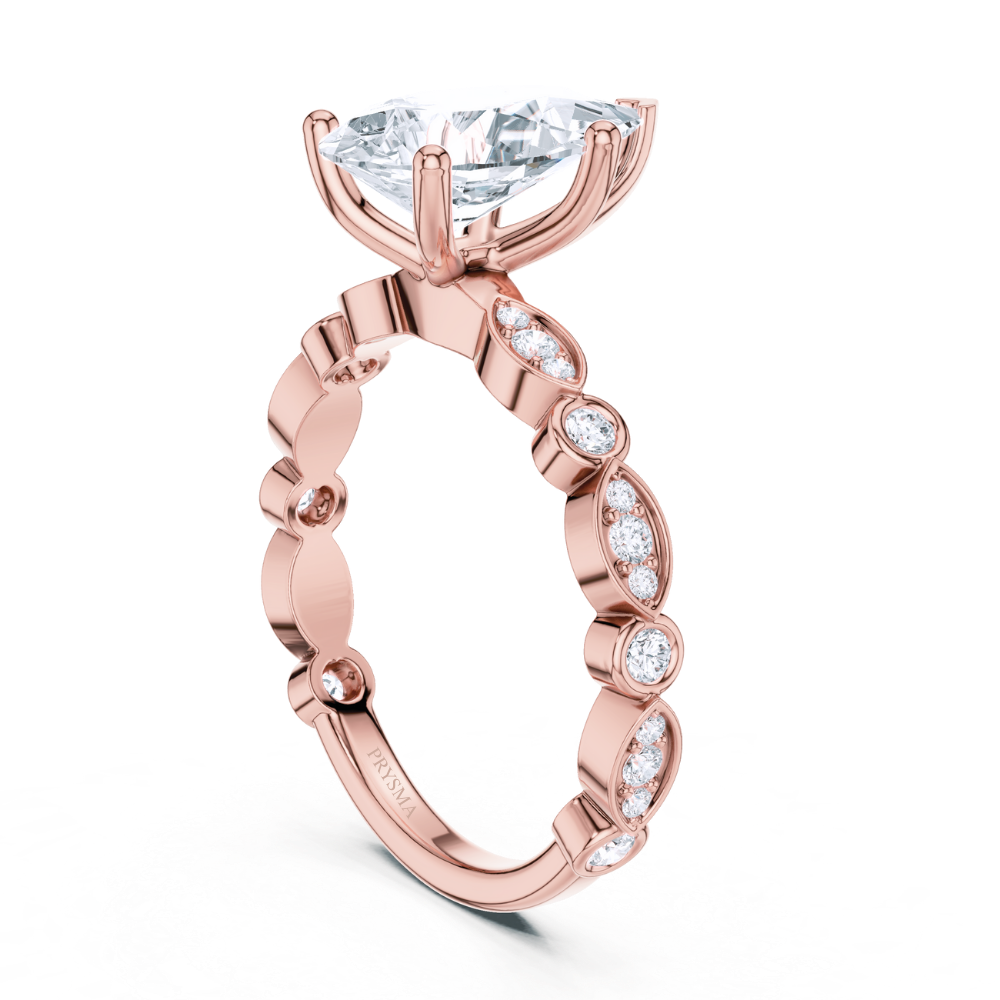 Teardrop Elegance Diamond Ring