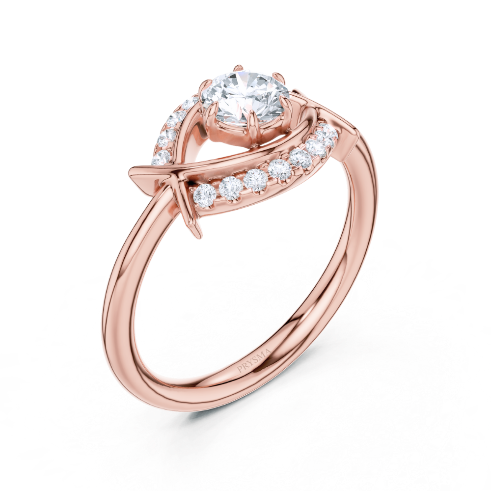Celeste Eye Halo Ring