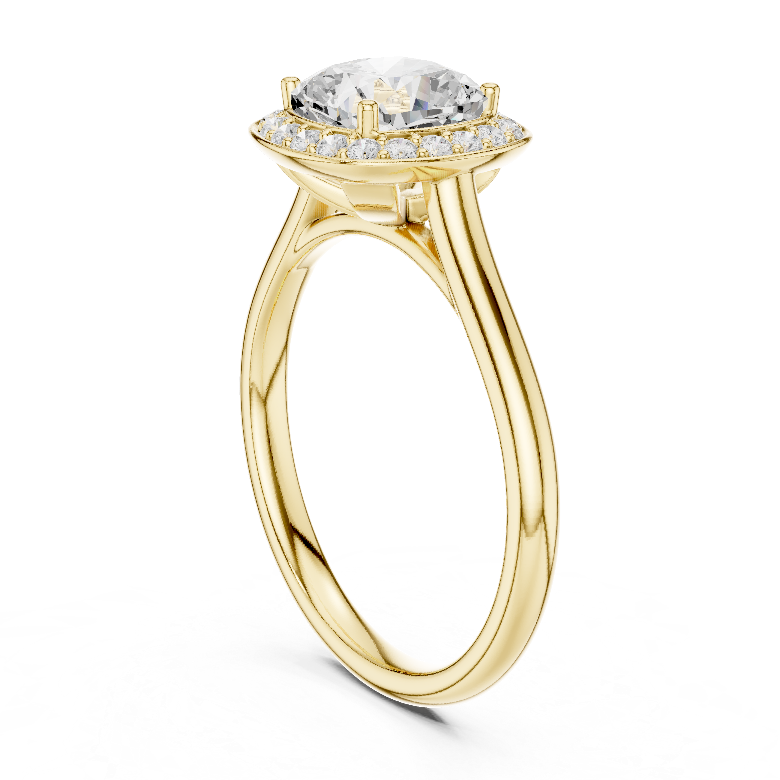 Empress Curve Diamond Ring