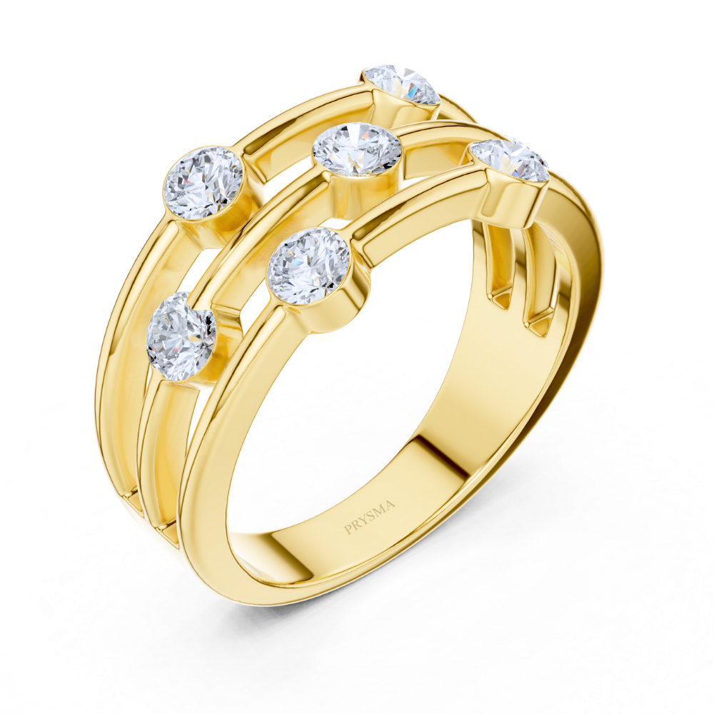 Orion Bezel-Set Diamond Ring