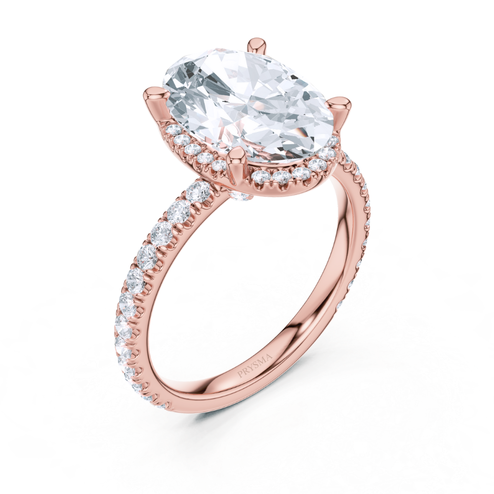 Radiant Oval Elegance Ring