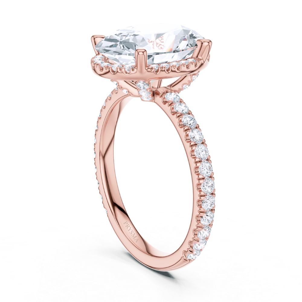Radiant Oval Elegance Ring