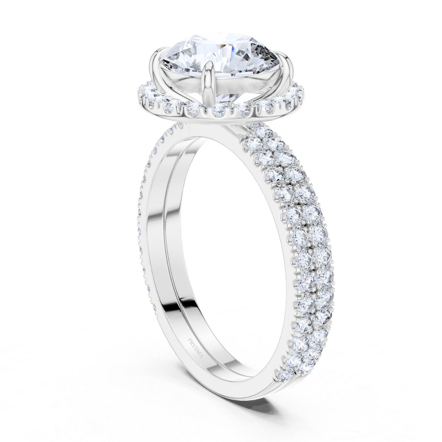 Regalia Halo Lab Diamond Ring