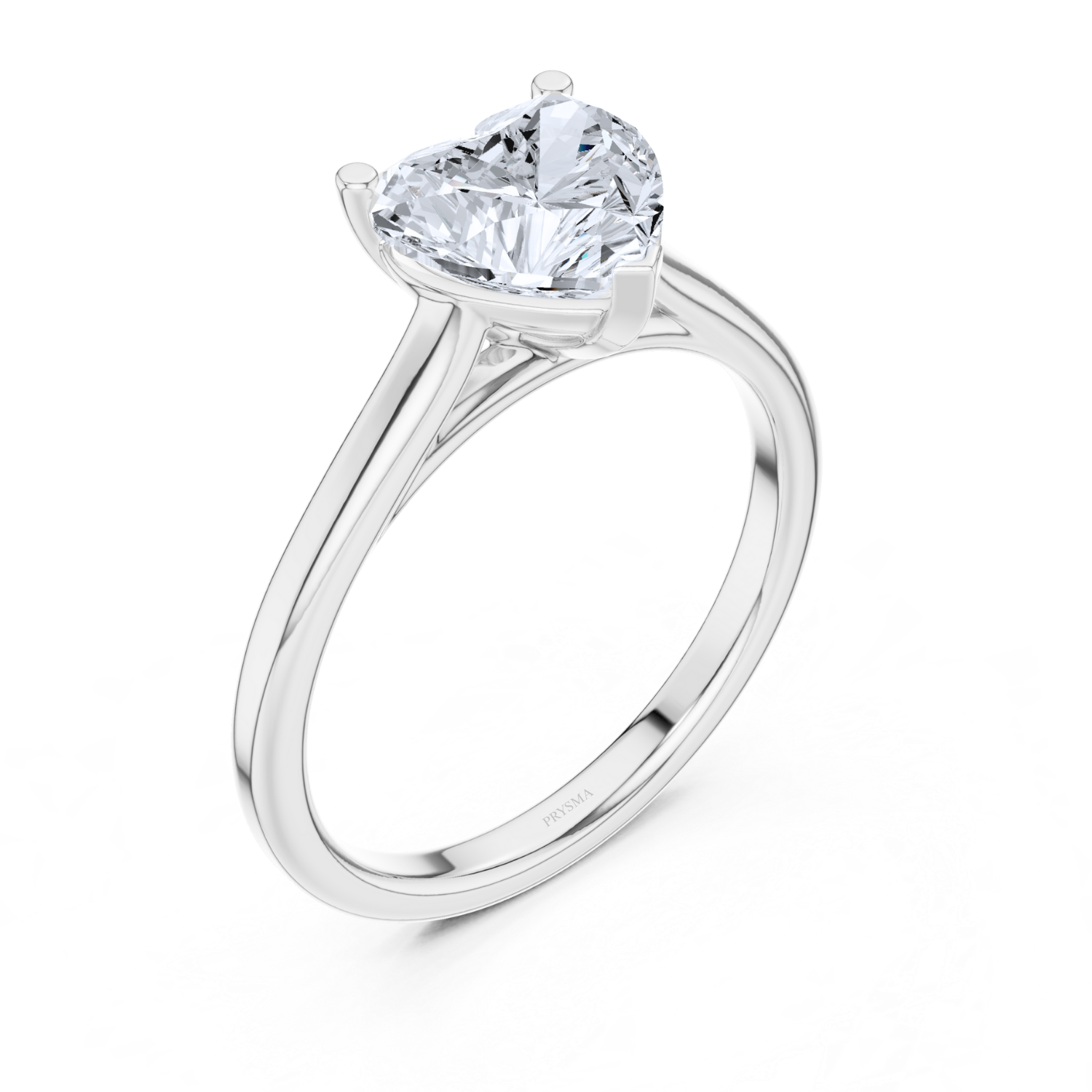 Heart-Shaped Diamond Ring