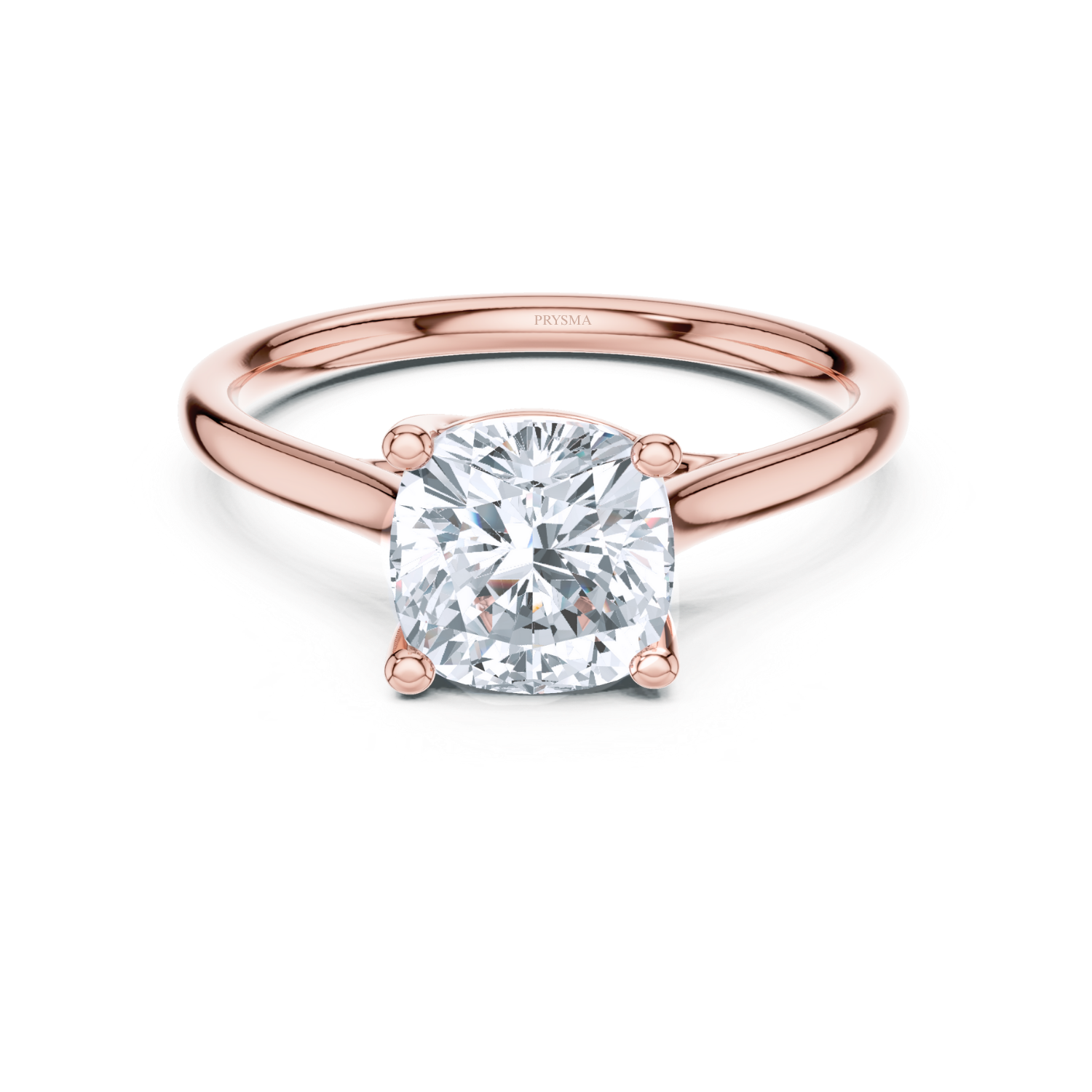 Classic Solitaire Twisted Halo Ring