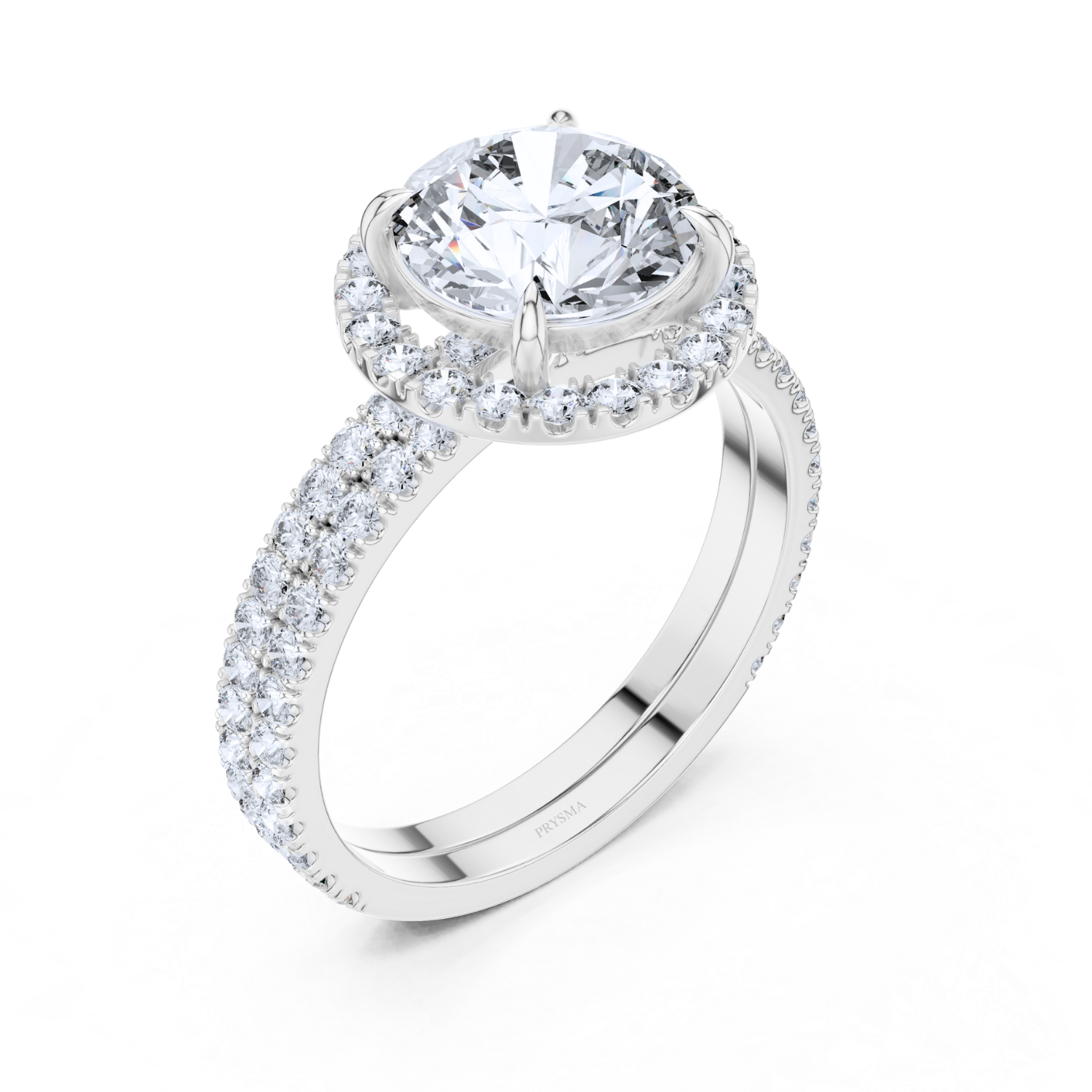 Regalia Halo Lab Diamond Ring